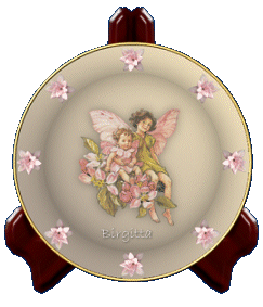 Assiette sur son support